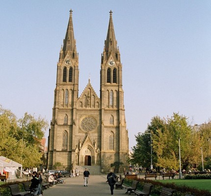 Церковь Святой Людмилы (kostel sv. Ludmily)