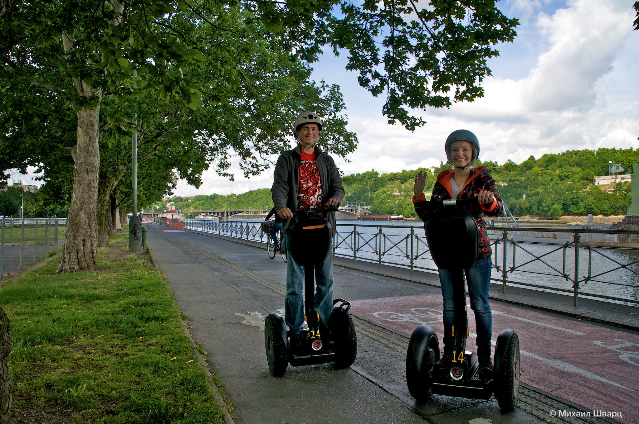 Гоним вдоль Влтавы