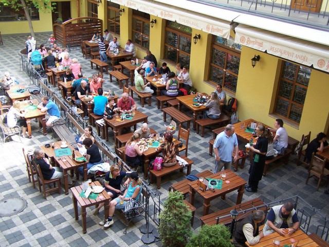 Плзеньский ресторан "Андел" в Праге