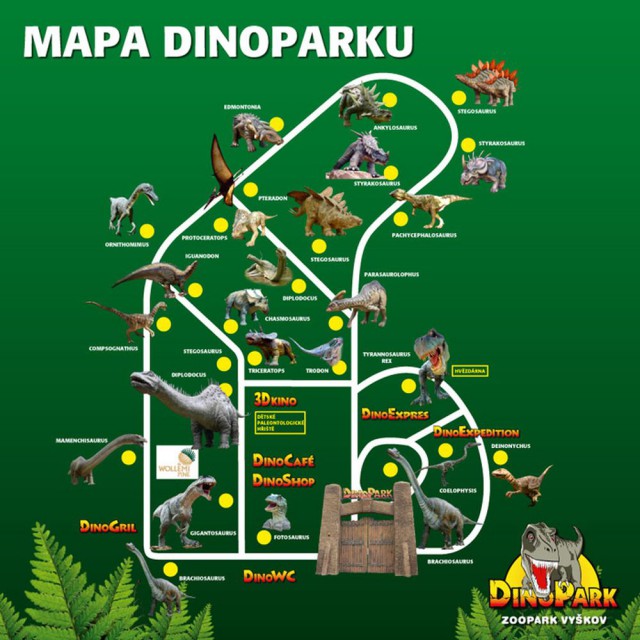 Динопарк в Вышкове (Dinopark Vyškov)