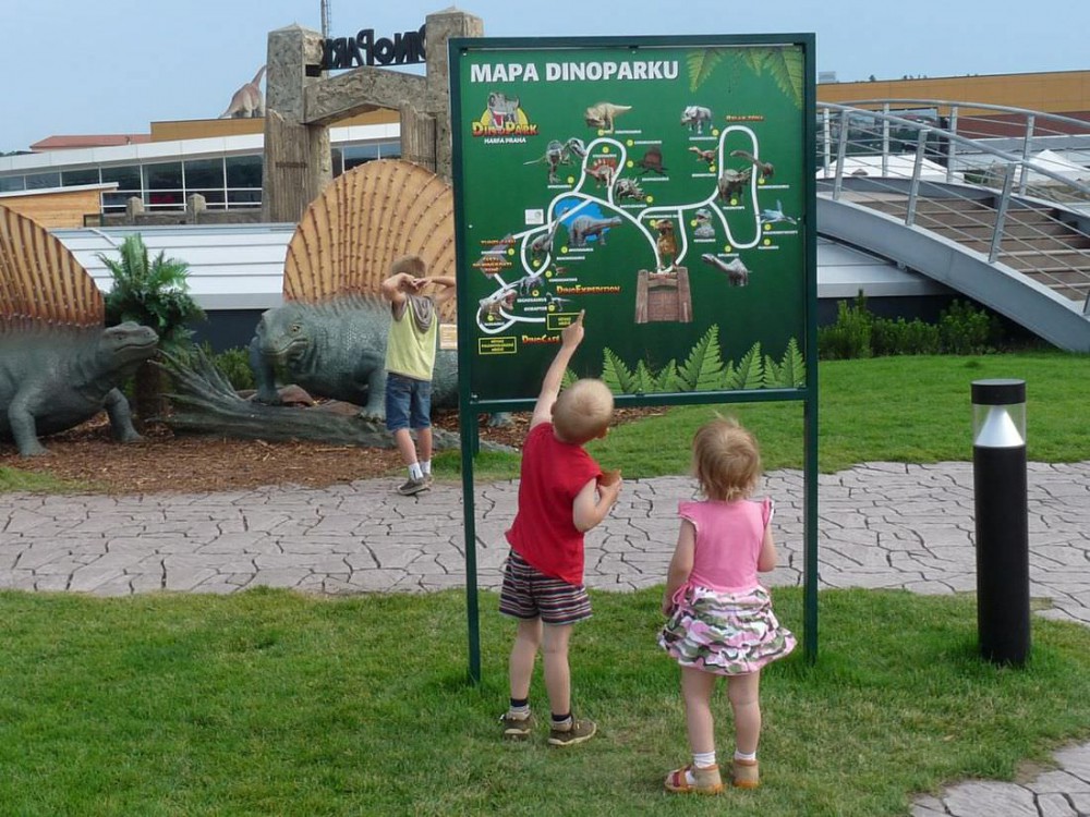 Парк динозавров в Праге (Dinopark Praha)