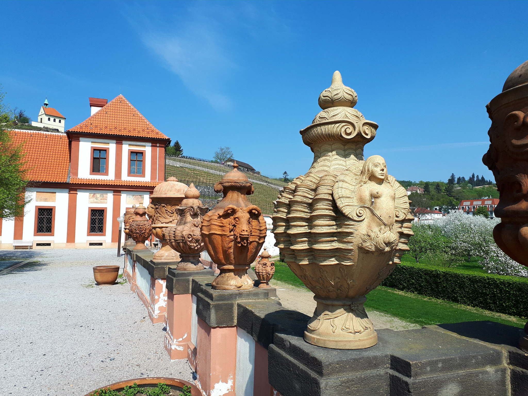 Садовые вазы