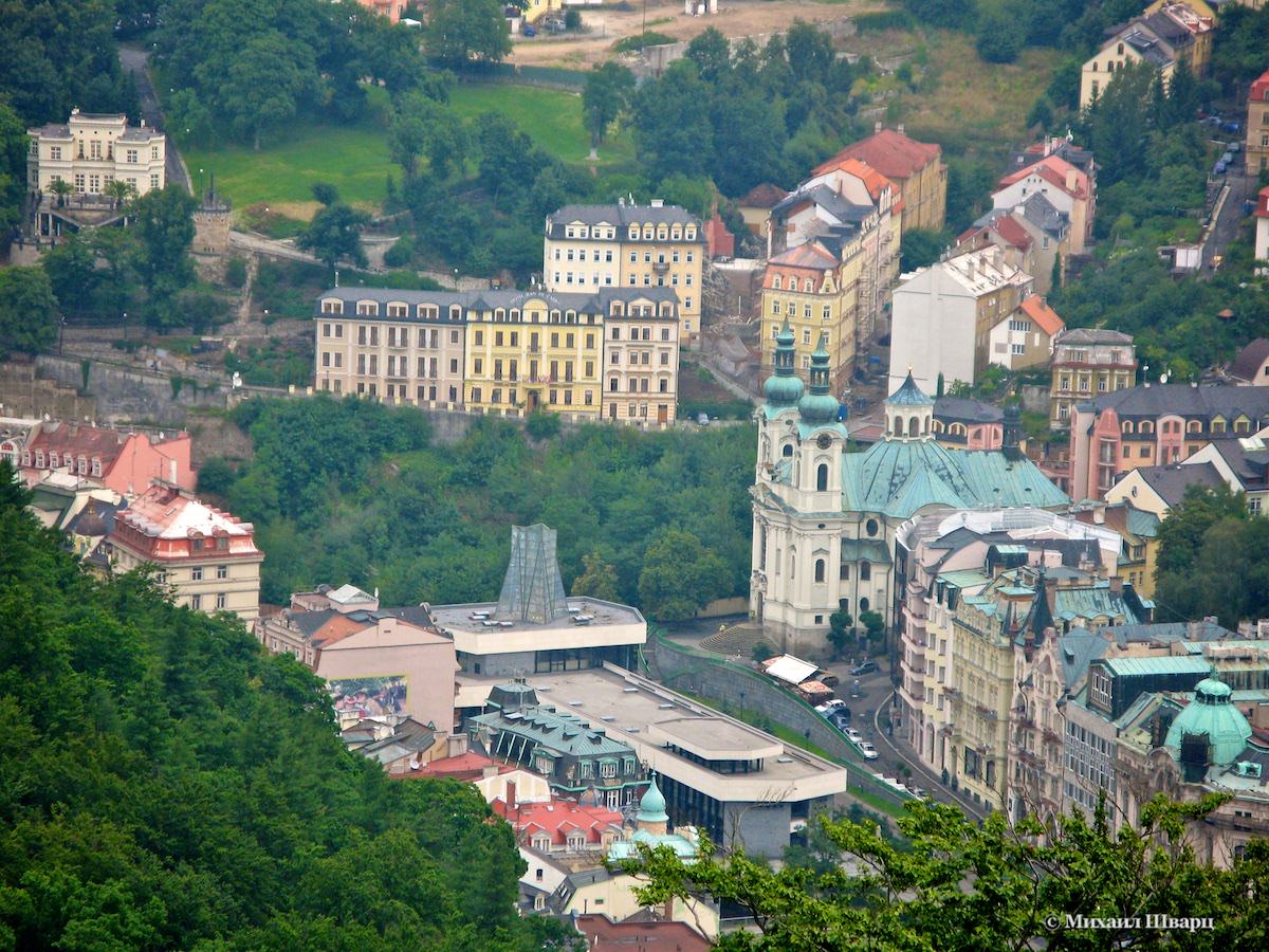Панорама с башни Диана