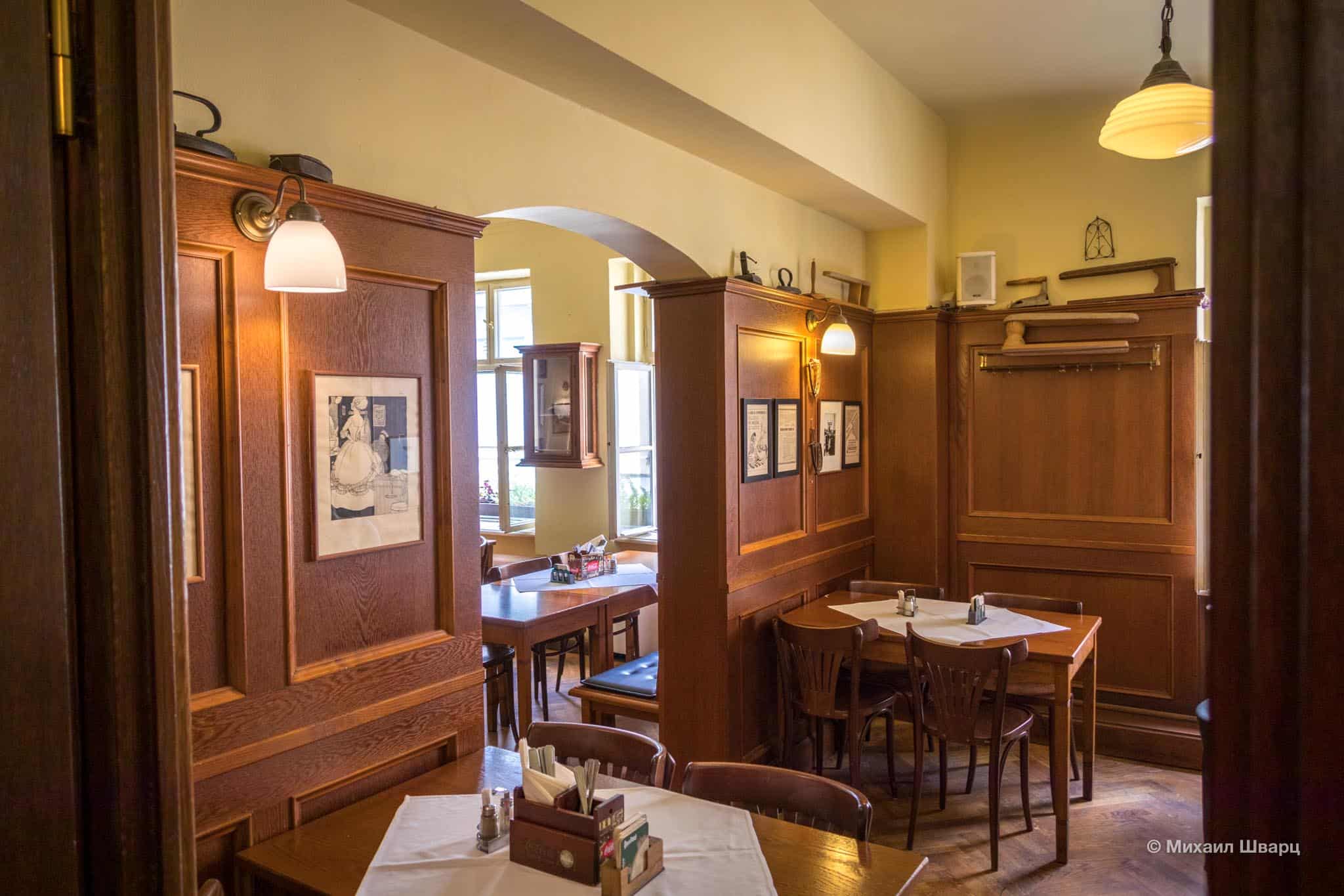 Интерьер ресторана U Pinkasů