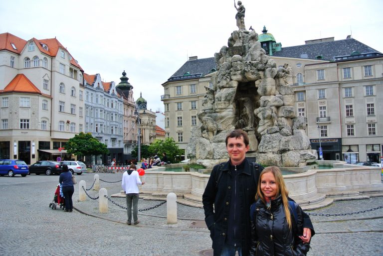 Фонтан «Парнас» на площади Овощной рынок