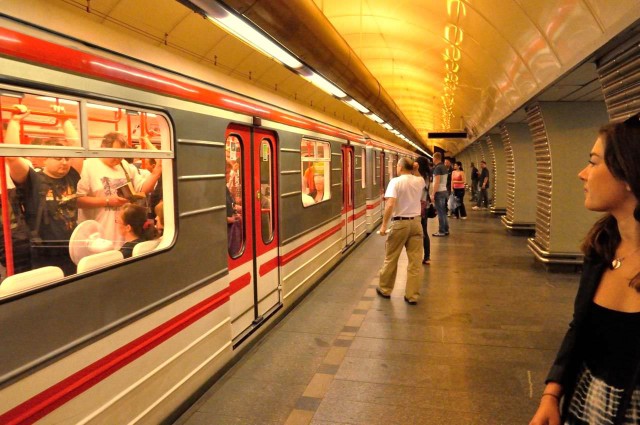 Карта метро праги с достопримечательностями