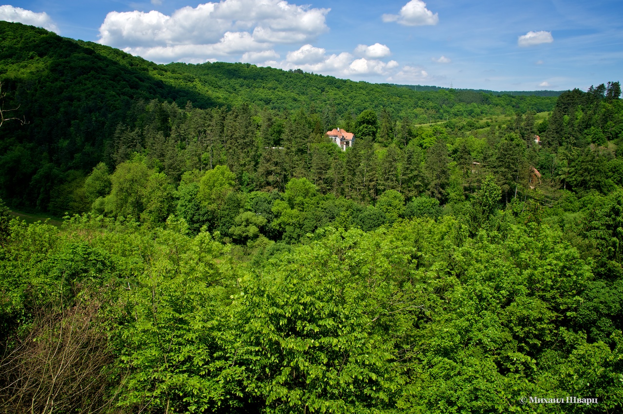 Живописная дорога на гору