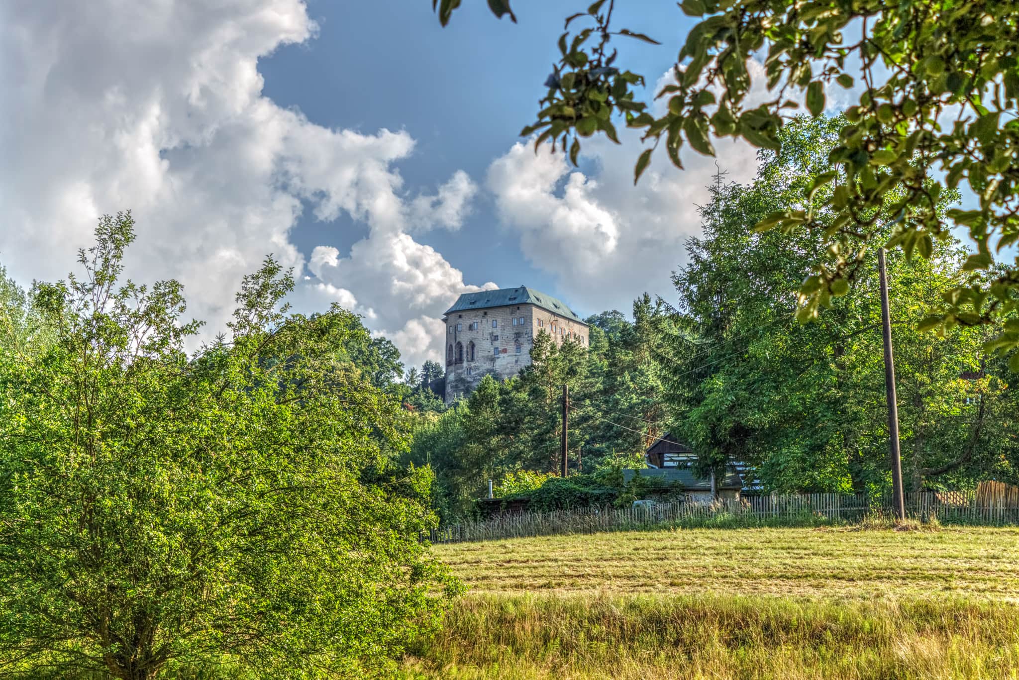 Вид на замок