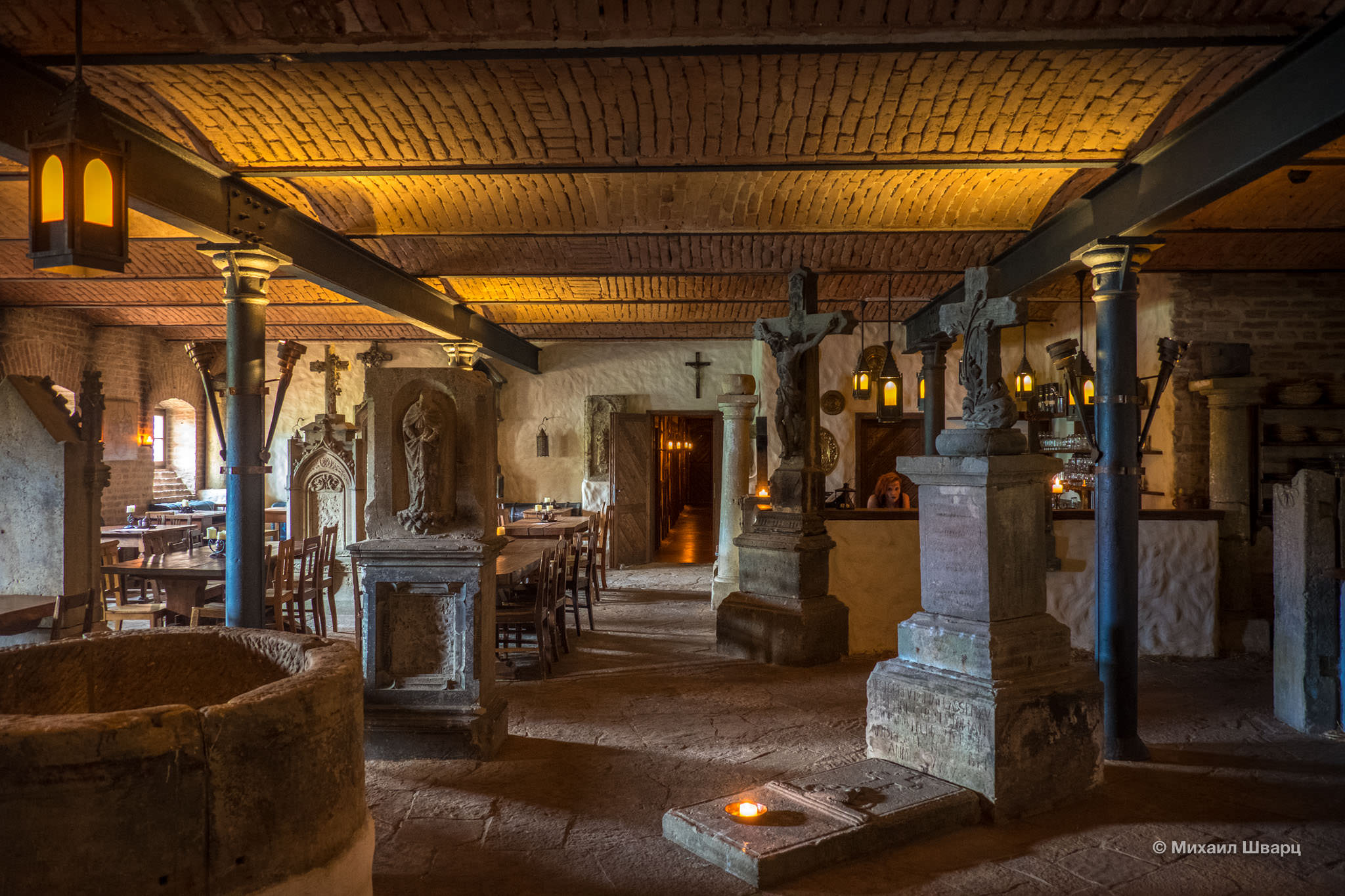 Интерьер ресторана, где завтракают