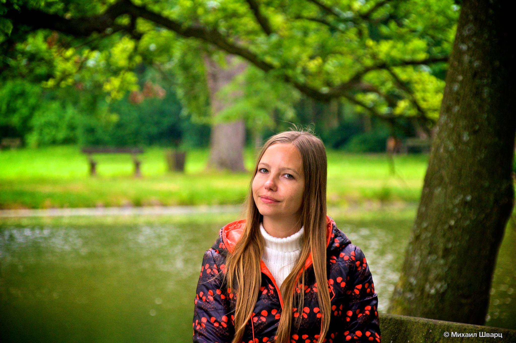 В парке очень красиво