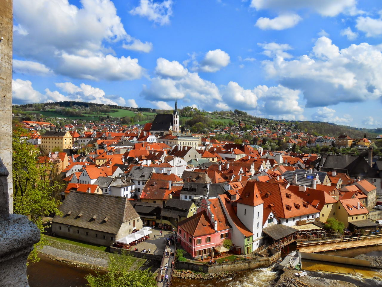 Вид на город с замка