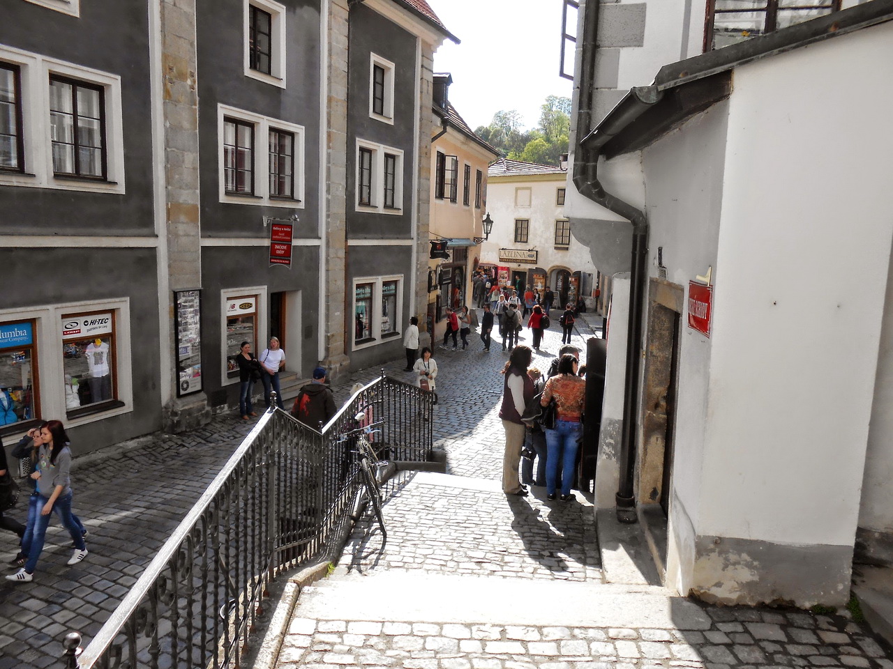 На улицах Чески-Крумлова