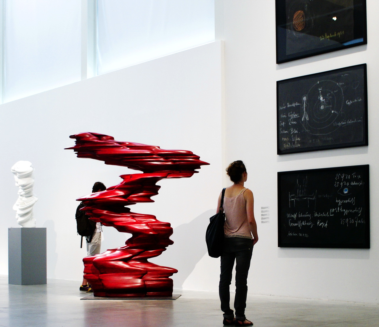 На выставке