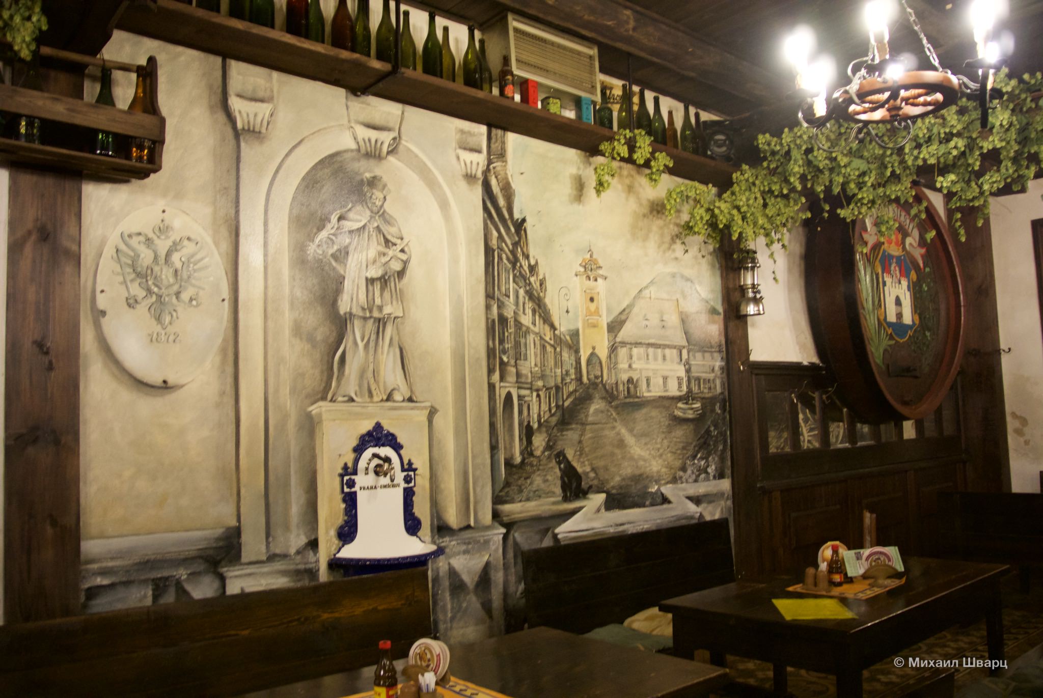 Детали интерьера ресторана