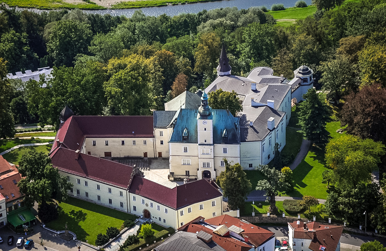 Вид замка сверху