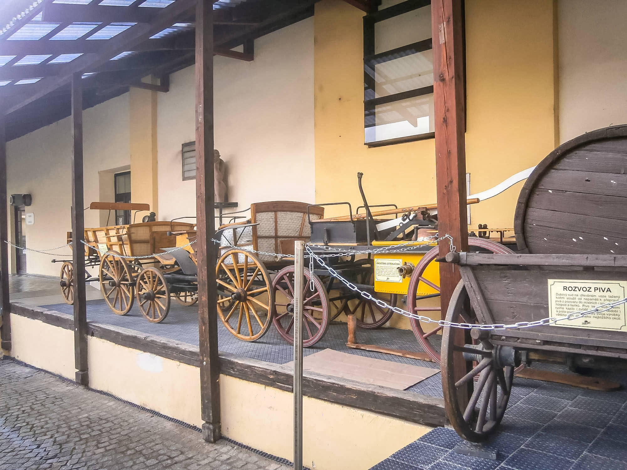 Транспортные средства прошлого для перевозки пива