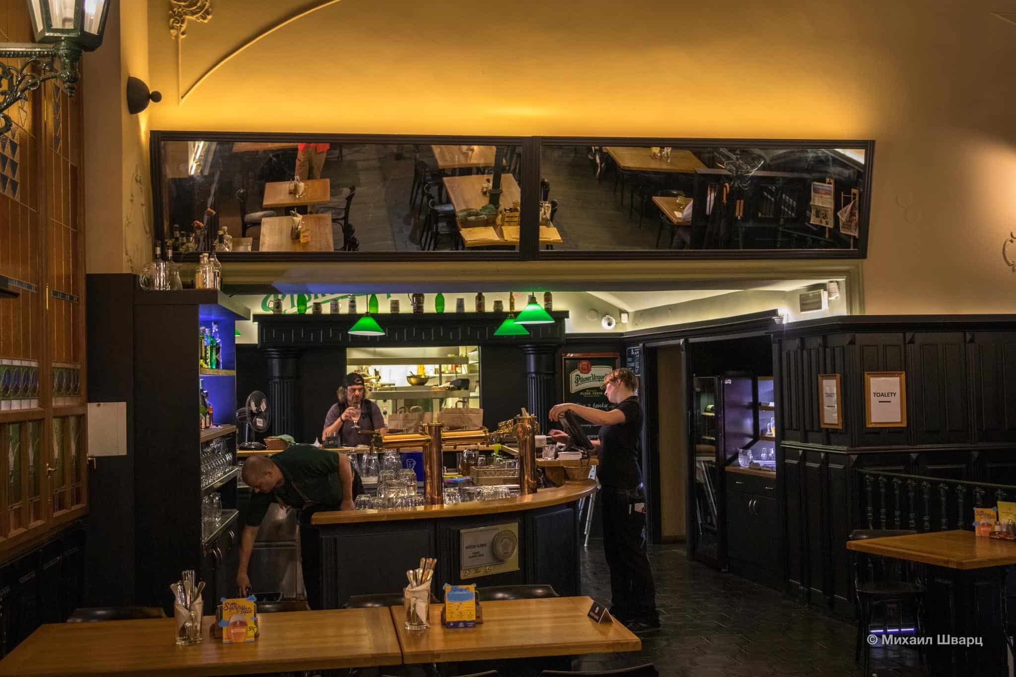 Интерьер ресторана Hlávkův dvůr