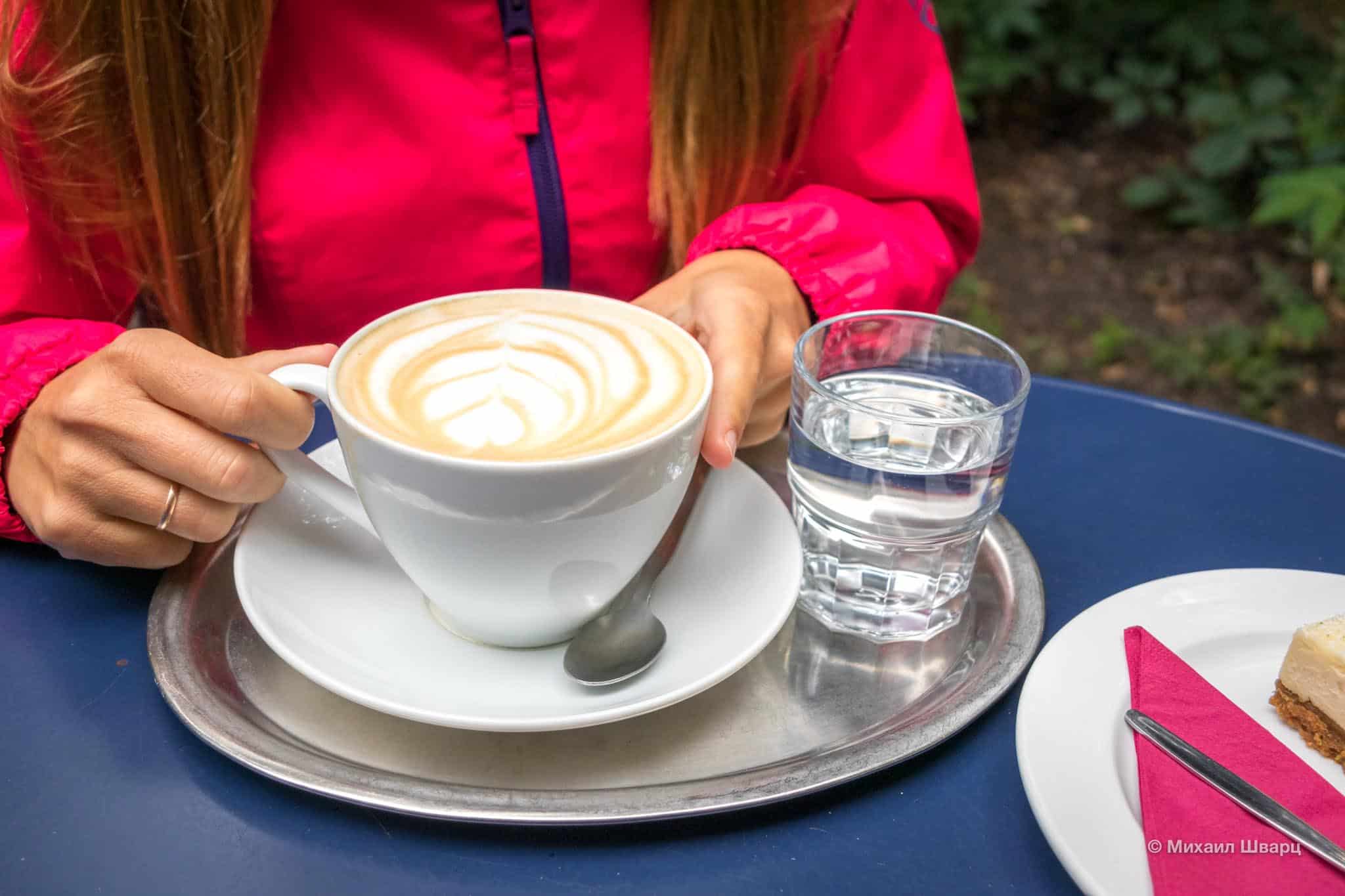 Кофе с узором