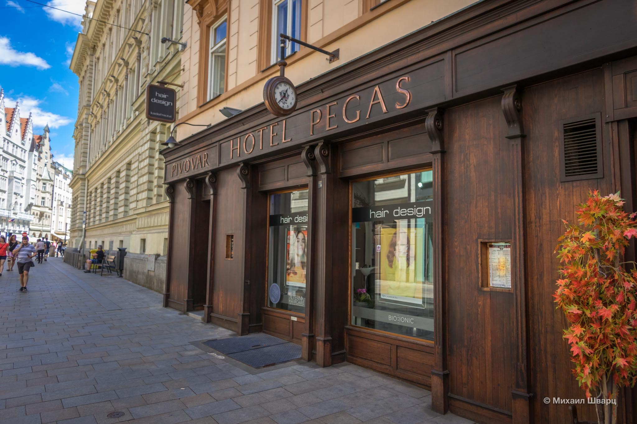 Рядом отель Pegas