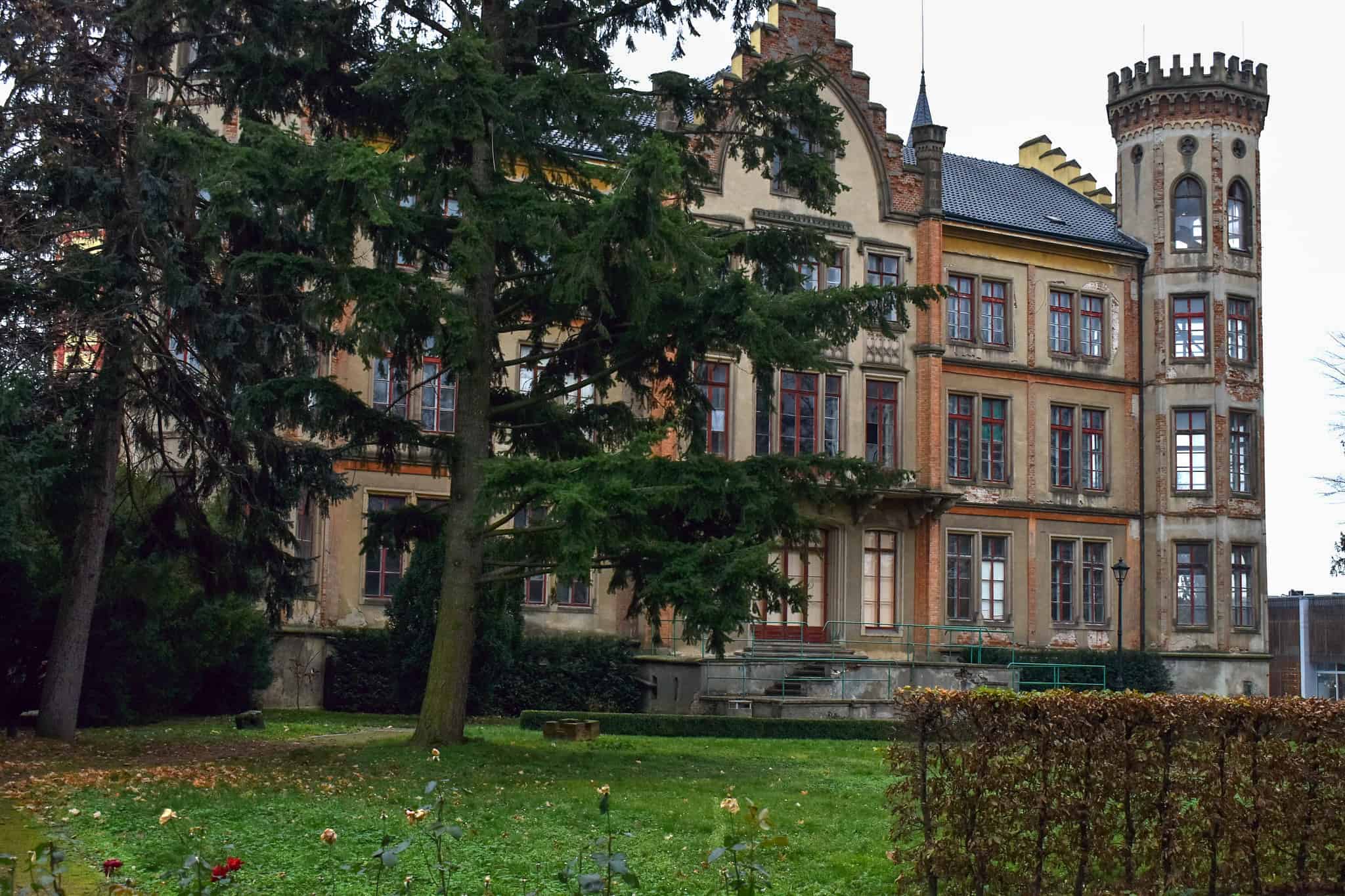 Фасад со стороны парка